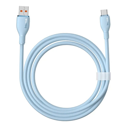 Baseus Pudding Series Fast Charging Cable With High-Speed Data Transmission USB-A to Type-C 100W 6A 1.2M