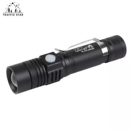 High Power Zoom LED Flashlight 10000 Lumen