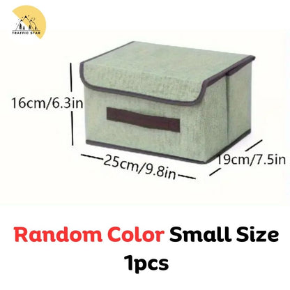 Large Capacity Storage Box With Lid Space Saving Storage And Organizer