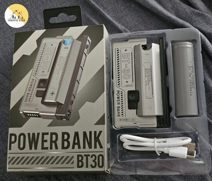 BT-30 Mini Powerbank Battery Swappable Portable Powerbank 5000mAh