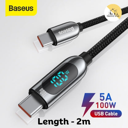 Baseus PD 100W USB C Cable Fast Charging Type C Cable