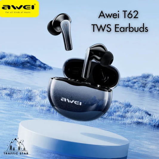 Awei T62 4 Mic ENC Earphones BT 5.3 Earbuds TWS