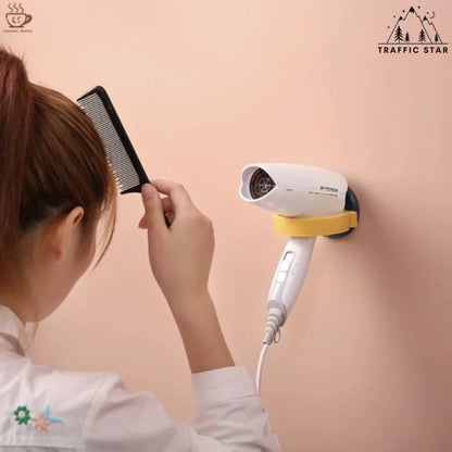 Durable Wall-mounted Hair Dryer Holder