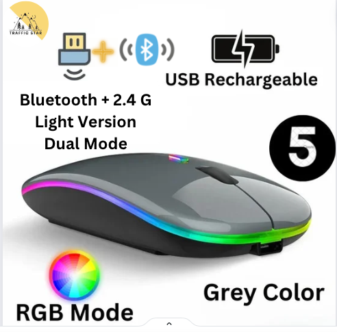 Rechargeable Wireless Silent Optical Mouse