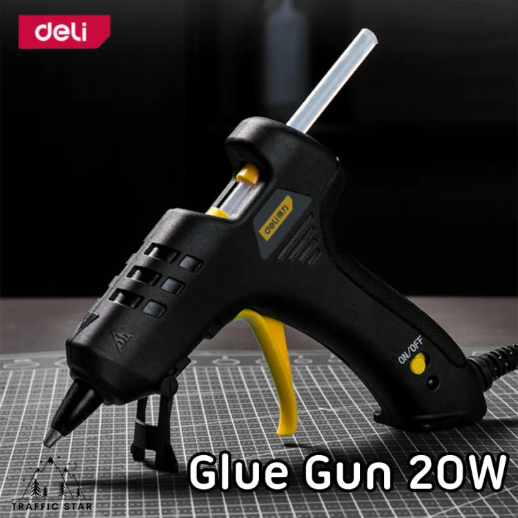 Deli Hot Glue Stick Gun 20W for 7mm Glue Stick