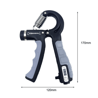 Portable Handgrip Exerciser Adjustable 5-60kg With Counter