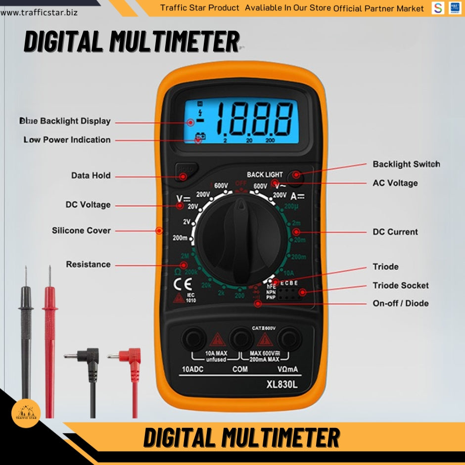 Digital Multimeter Tester with Buzzer