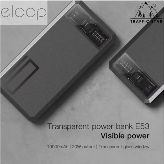 Eloop E53 Backup Battery 10000mAh QC 3.0 PD 20W Power Bank Fast Charging