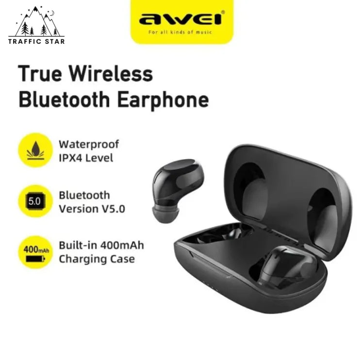 AWEI T20 True Wireless Bluetooth with Charging Box Bluetooth V5.0  TWS