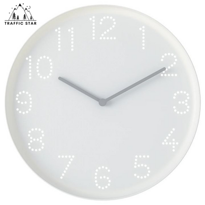 Translucent Numbers Modern Wall Clock