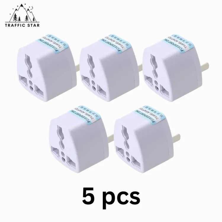 3-Pin to 2-Pin Conversion Plug, 1 Socket Type Flat Pin