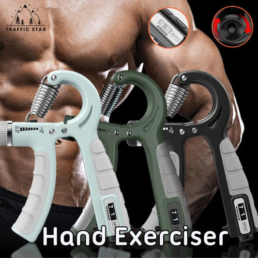 Hand Exercise Equipment for Finger, Handgrip Adjustable 5-60KG