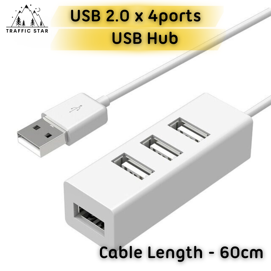 USB 2.0 HUB Power Supply HUB 4 Port USB Splitter