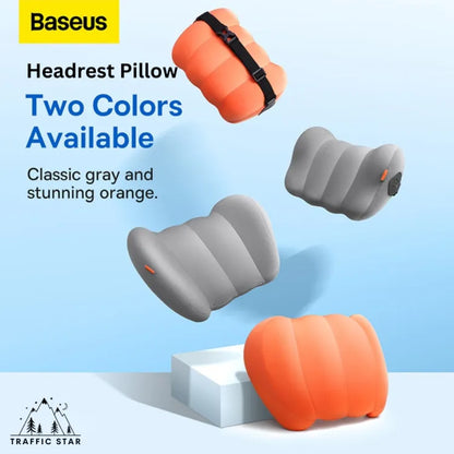 Baseus Car Headrest Waist Pillow Lumbar 3D Memory Foam Neck Pillow Seat