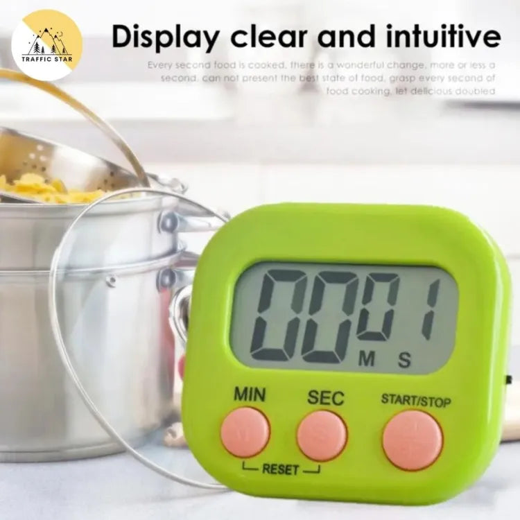 Mini Digital Clock, Student Multifunctional Manual Electronic Timer