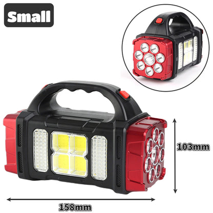 Multipurpose LED Flashlight With COB Work Light