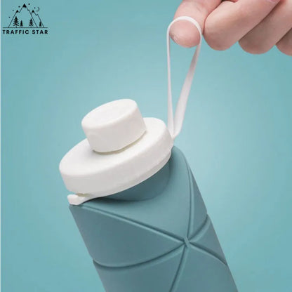 SPECIAL MADE Collapsible Water Bottles Leakproof Valve Reusable BPA Free Silicone Foldable Travel Water Bottle