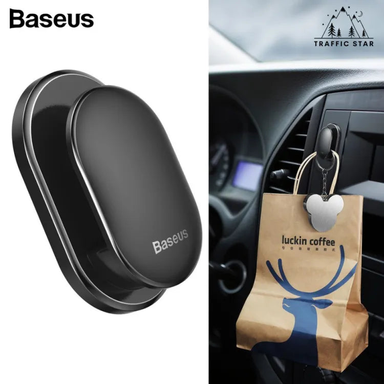 Baseus Mini Car Phone Holder Wall Holder Strong Adsorption Hook For Home Office Car 4pcs