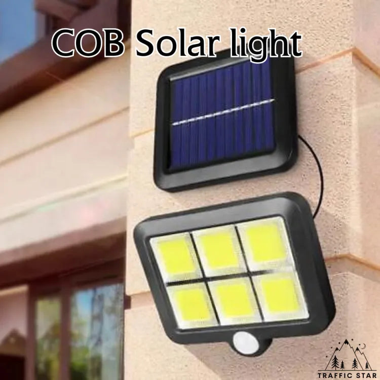 Wall Mount Solar Outdoor COB 120 LED Light