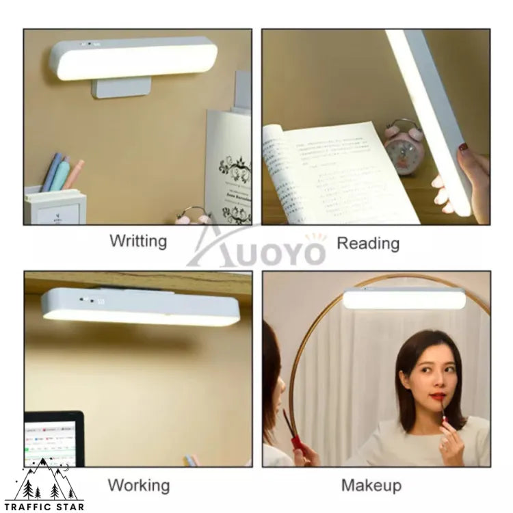 Auoyo Desk Lamp USB Table Lamp LED Light Computer Magnetic Office Study Reading Light Rechargeable For Bedroom