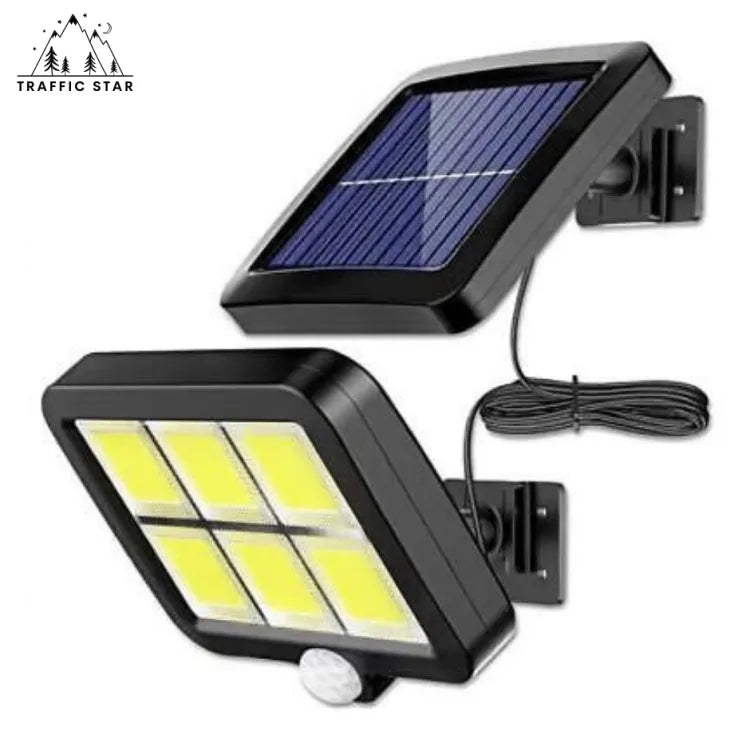 Wall Mount Solar Outdoor COB 120 LED Light