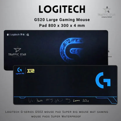 Logitech G520 Large Gaming Mouse Pad 800 x 300 x 4 mm XL