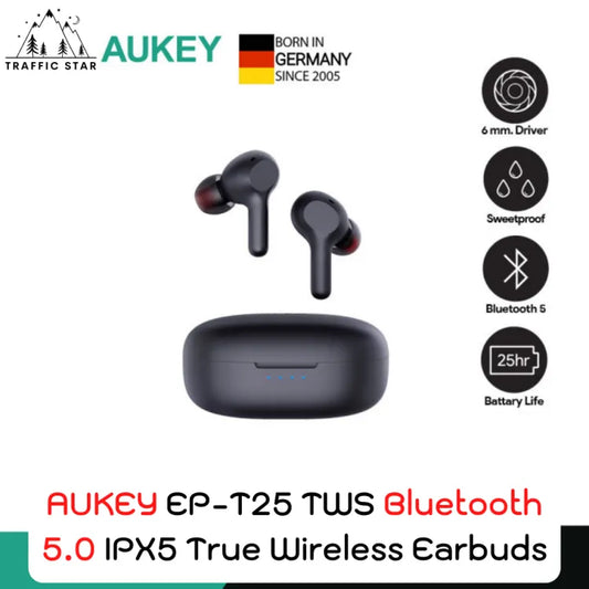 AUKEY EP-T25 TWS Bluetooth 5.0 IPX5 True Wireless Earbuds