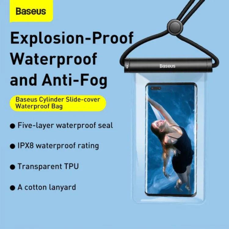 Baseus Waterproof Phone Pouch ( ရေစိုခံဖုန်းထည့်အိတ် )