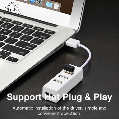 USB 2.0 HUB Power Supply HUB 4 Port USB Splitter