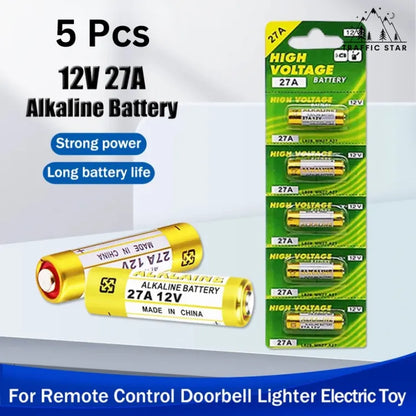 GP 23A/27A 12V High Voltage Alkaline Door Bell Battery 1pcs/5pcs