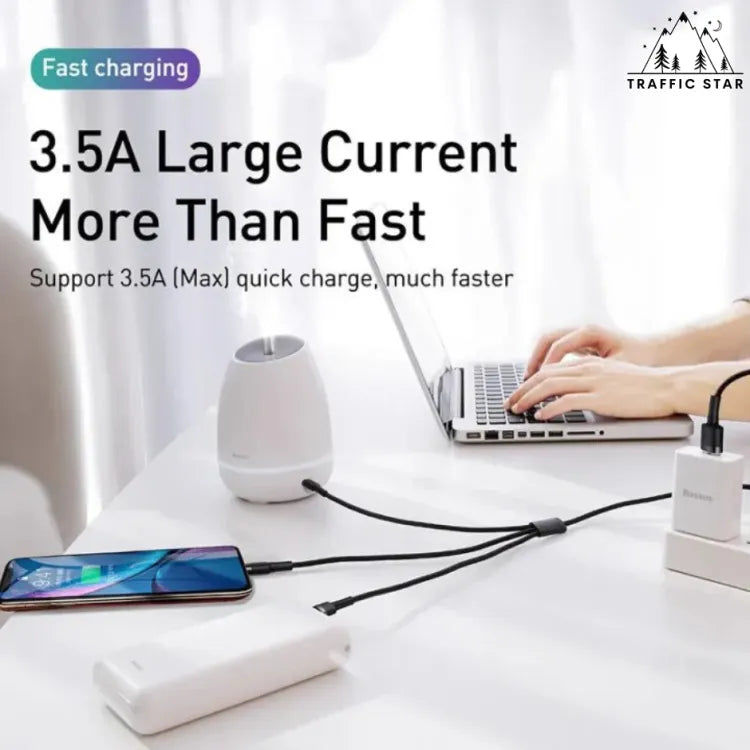 Baseus 3 in 1 Fast Charging cable 3.5A