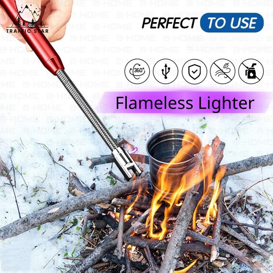 New Design Rechargeable Flameless Lighter 360 Rotation