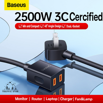 Baseus Mini Power Strip Power Extension Cord