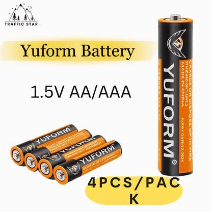 Yuform Battery 1.5V AA/AAA 4pcs/pack