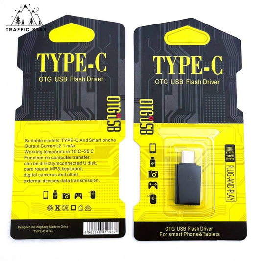 USB Type-A to Type-C OTG Connector