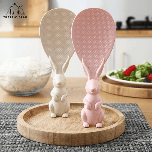 Rice Scoop Rabbit Design (ယုန်ပုံ ထမင်းခပ်ဇွန်း)